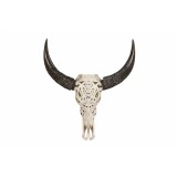 BUFFALO SKULL WITH CARVING UNIQUE PIECES - DECOR OBJECTS